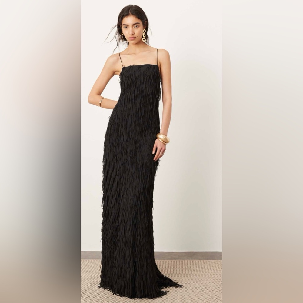 ASOS Edition Fringe Maxi Dress